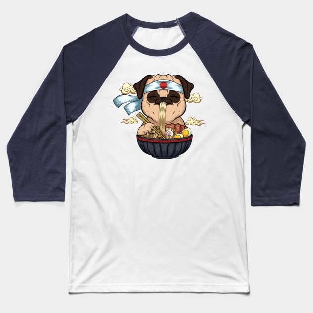 Chinese food pug lovers Baseball T-Shirt by the house of parodies